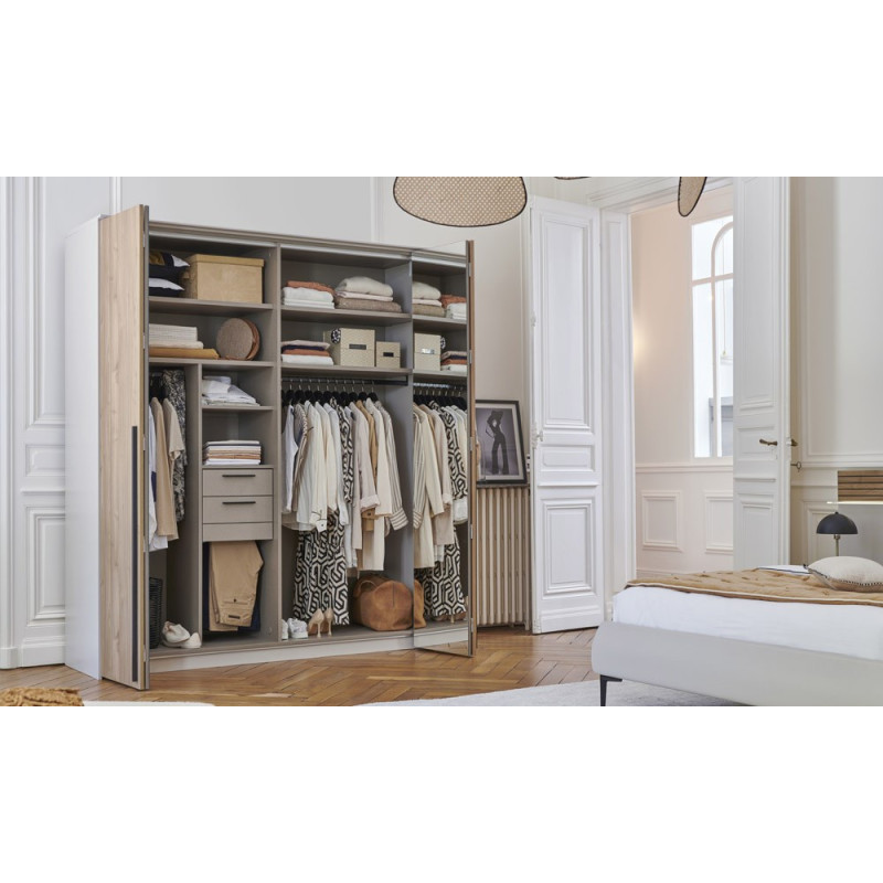 Toscane - Armoire 4 portes 
