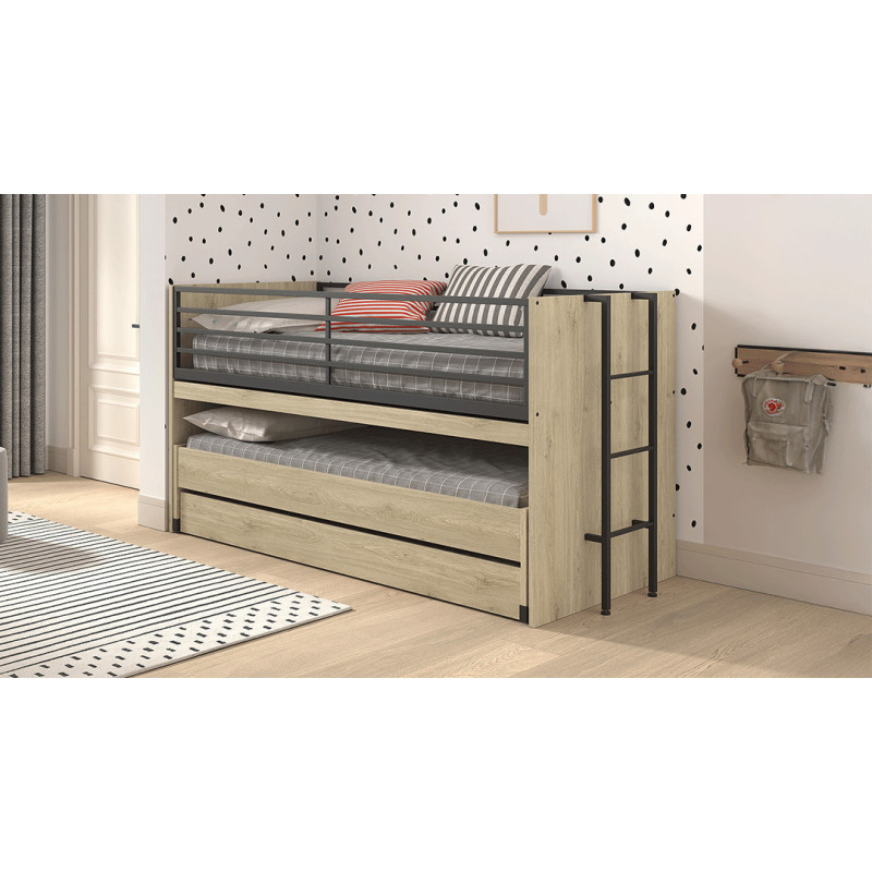 Sam - Lit compact couchage 90 x 200 cm 