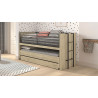 Sam - Lit compact couchage 90 x 200 cm 