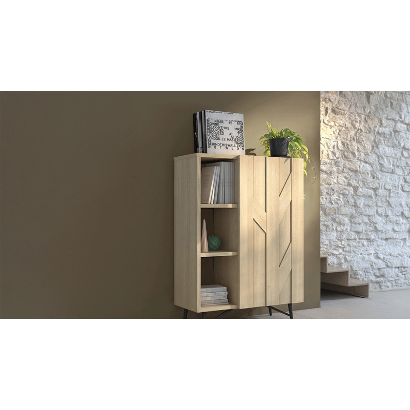 Canopée - Meuble 1 porte 3 niches 