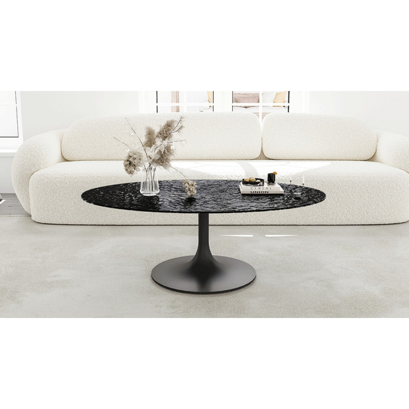 Alisse - Table basse ovale 