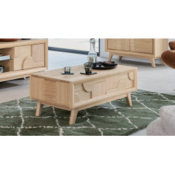 Rivage - Table de salon plateau relevable 
