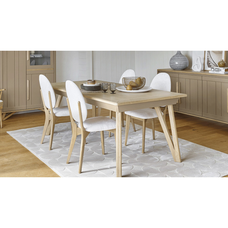Alva - Table de séjour extensible 