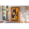 Extrême - Vitrine 2 portes bois 1 porte verre 