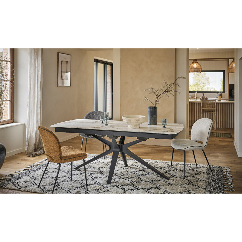Lagos - Table de séjour extensible 