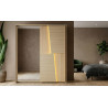 Silva - Armoire 2 portes coulissantes 