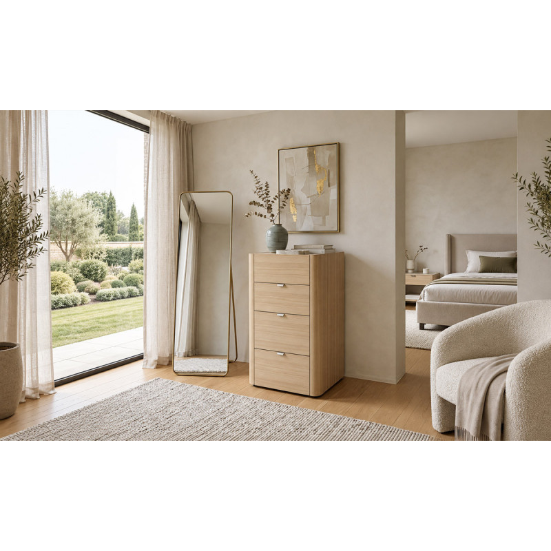 Silva - Chiffonnier 4 tiroirs 