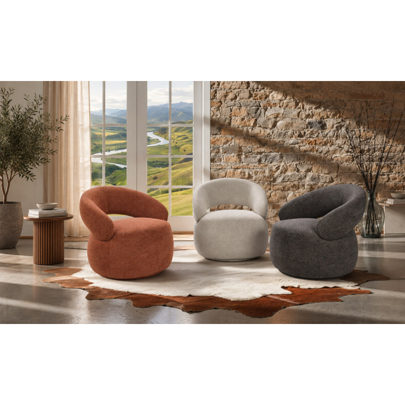 Lucas - Fauteuil pivotant 