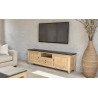 Vauban - Meuble TV 2 portes 1 tiroir 1 niche 