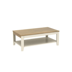 Ynès - Table basse 2 tirettes 