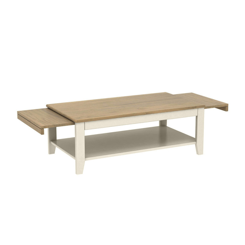 Ynès - Table basse 2 tirettes 
