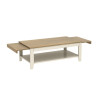Ynès - Table basse 2 tirettes 