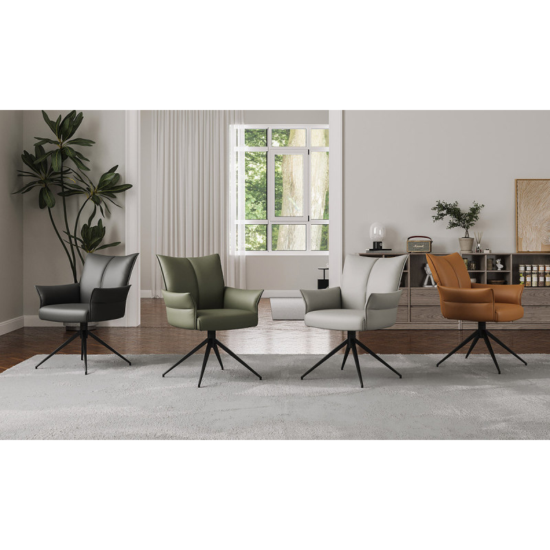 Mezzane - Fauteuil pivotant 
