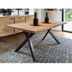 MUSE - Table ovale plateau céramique 